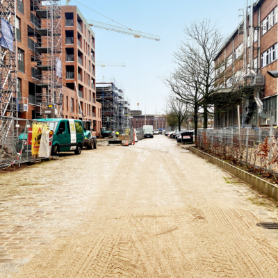 An der Kieler Hörn entstehen neue Straßen und Wege